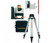 Laserliner BeamControl-Master 120 - Set de laser rotatif avec trépied et récepteur - rouge - 120 m - 026.04.00A