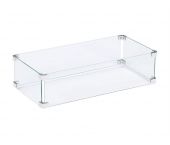 GoFire - Parois en verre - rectangulaire - 61 x 33cm